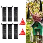 Sturdy Brand New Bird Feeders Foldable Funnel Mesh Design Weather Resistance