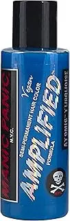 MANIC PANIC Atomic Turquoise Hair Color - Amplified - Semi Permanent Hair Dye - Bright Aqua Blue with Green Undertones - Vegan, PPD & Ammonia-Free - For Coloring Hair on Women & Men