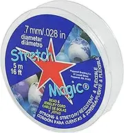 Pepperell 0.7mm Stretch Magic Bead and Jewelry Cord, 5m Clear
