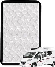 RV Window Cover Sun Shade for Motorhomes | Door Sun Shade for Travel Trailers | Folding Sun Shade Privacy Window Cover for Motorhomes Motorhomes