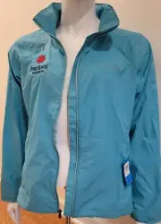 Columbia Women Switchback III Jacket Packable Waterproof Turquoise -Size XL