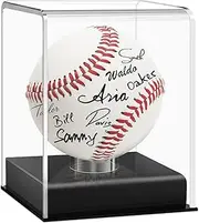 Acrylic Baseball Case for Display - UV Protected Baseball Display Cube, Autographed Baseball Clear Display Case, Baseball Display Case for Memorabilia Baseball (1)