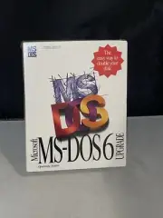 New Sealed Microsoft MS-DOS 6 Uograde Installer Floppy Disks 5.25" 1.2MB