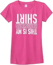 [Threadrock] Big Girls' This is My Handstand Shirt Fitted T-Shirt