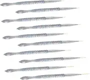 MUSISALY 2Sets Nail Art Drawing Tools Drawing Pens for Manicure Salon Use Durable Material Elegant Design for Home Salon Nail Art