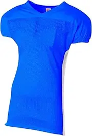 NB4205 A4 YTH TITAN FOOTBALL JERSEY ROYAL/ WHITE XS