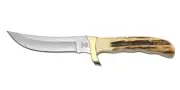 Buck 402LE Akonua Fixed Knife Limited Edition Stag Handle w/sheath