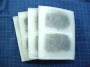 4 pack XL WHISPER Power Filter 4 & 5, TetraTec PF500 cartridges, for SUMPS 9"x7"