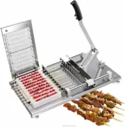 Manual Mutton Kebab BBQ Skewer String Making Machine Meat Skewer Barbecue Tools