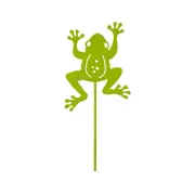 Northcote Pottery Decorative Flat Metal Frog Stake