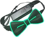 [Generic] Light Up LED Bow Tie | Adjustable Glow Bowtie,Funny LED Neon Bowtie, Neon Costume Accessories for Halloween, Music Festival