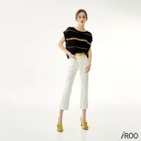 在飛比找momo購物網優惠-【iROO】經典四口袋窄管褲