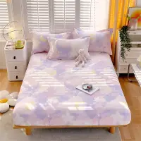 在飛比找樂天市場購物網優惠-純棉床包 活性印染 透氣柔軟 ins風床罩 床包 床單 枕頭
