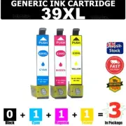 3x 39XL Colour Generic Ink Cartridge For Epson XP-2105 XP-4105 T39XL E39XL 39 XL