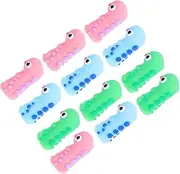 Generic 12pcs Cute Animal Silicone Pencil Tops Fun Pencil Cap Decorations for Classroom Rewards and Prizes Adorable Pencil Top Decor for School Supplies