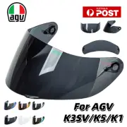Motorcycle Helmet Visor Lens Shield Glasses Anti Fog Anti-UV For AGV K3SV K5 K1