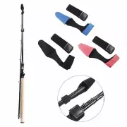 3 Set Elastic Fishing Rod Tip Cover and Tie Protector Fastener Fastening Strap
