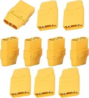 XT90 Connectors | 5 Pairs XT 90 Connector Battery - RC Servo Plugs & Wires for Young, Professionals, Beginners