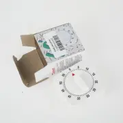 60 Minute Wind up Mechanical Alarm Timer Countdown Clock Alarm Bell.-