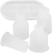 1 Set DIY Silicone Vase Mold Kit of Craft Molds for Unique Epoxy Resin Flower Vases Easy to Use Lightweight for Creative Projects