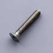 M5 x 30 mm Titanium Ti Screw Bolt Allen Hex Socket Flat Head Aerospace Grade