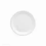 Oneida F8000000125 Buffalo Bright White 7¼" Narrow Rim Porcelain Plate - 3 Doz