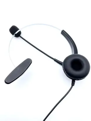 東訊電話系列使用FHT103抗噪麥克風 專業抗噪電話耳機麥克風配高級耳罩海綿 真正降噪抗噪耳機單指向麥克風