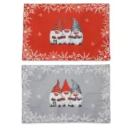 6pcs Gnome Swedish Tomte for Doll Christmas Placemats Table Mats Kitchen Tablema