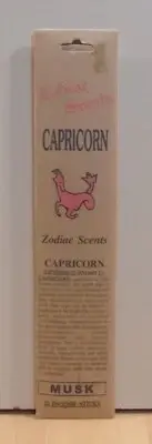 ZODIAC SCENTS CAPRICORN ADVERTISIGN INCENSE STICKS MUSK PACK