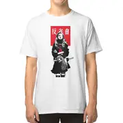 Japanese Samurai Girl Urban Cyberpunk Style T-shirt