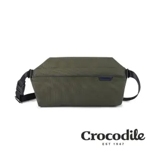 【Crocodile】橫式斜背包 尼龍側背包 X-lite 4.0系列 0104-10802-鱷魚皮件(防潑水 包包推薦 多色任選)