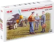 ICM Models German Luftwaffe Ground Personnel 1939-1945 Building Kit