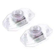 Rotary Cord Switch AC 250V 2A Slide Control Lamp Dimmer 100-Watt Clean 2pcs