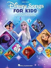 Hal Leonard Easy Piano Disney Songs Book for Kids: 20 Favorites Arranged for Easy Piano