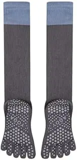 [nonono] Yoga Socks Women Yoga Socks Five Toes Calf Socks Anti Slip Dance Pilates Autumn and Winter Sports Socks 1