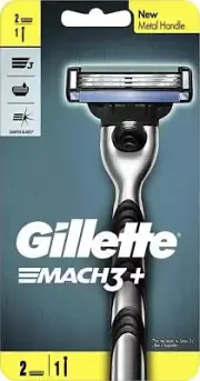 Gillette Mach3+ Razor Handle and Cartridges|FREE SHIPPING AU...