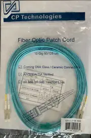 CP technologies Fiber Jumper MultiMode 5 Meters PN: GS-LC2-05-10G