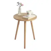 Side Table Round, Small Accent Table Nightstand Modern End Table for Living