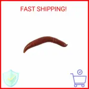 Berkley Gulp! Alive! Floating Pinched Crawler Fishing Soft Bait, Nightcrawler, 2