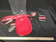 Supreme over Shoulder man Bag murse Red