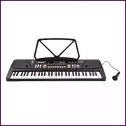 BIGFUN 61 Keys Rechargeable Electronic Organ Kids Electric Piano with Microphone