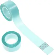 LOORGVEL 2pcs Double Sided Tape for Hair Extensions Clear Adhesive for Wigs Toupees Gentle Skin Invisible Hold for Daily Use Events