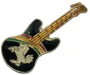 Pack of 50 Guitar W/ Rainbow & Unicorn Bike Motorcycle Hat Cap Lapel Pin HP1736