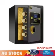 Digital Electronic Safe Office Home Cash Jewelry Deposit Safe Security Box .