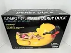 Jumbo Inflatable Riding Derby Duck Float Swimming Pool Beach Lounge Water Raft