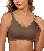 [Xcutting] Women's Wirefree Bras for Women Full Coverage No Underwire Everyday Bras Comfy Soft Wireless Padded Bras