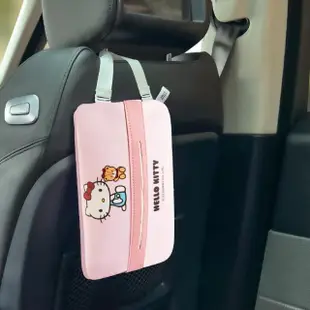 【HELLO KITTY】可愛凱蒂貓居家車用掛式抽取式面紙套紙巾套(適用軟包裝)