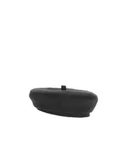 Ruslan Baginskiy Textured Beret Hat S Black