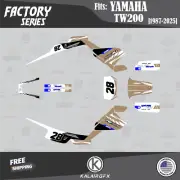 Graphics Kit for YAMAHA TW200 TW 200 (1987-2025) Factory Series - TAN
