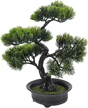 Artificial Potted Plant House Plants Indoors Live Fake House Plant Guest-Greeting Pine Artificial Bonsai Tree Air Plants Simulation Potted Plant Faux Trees Mini Abs Pine Bonsai/1081